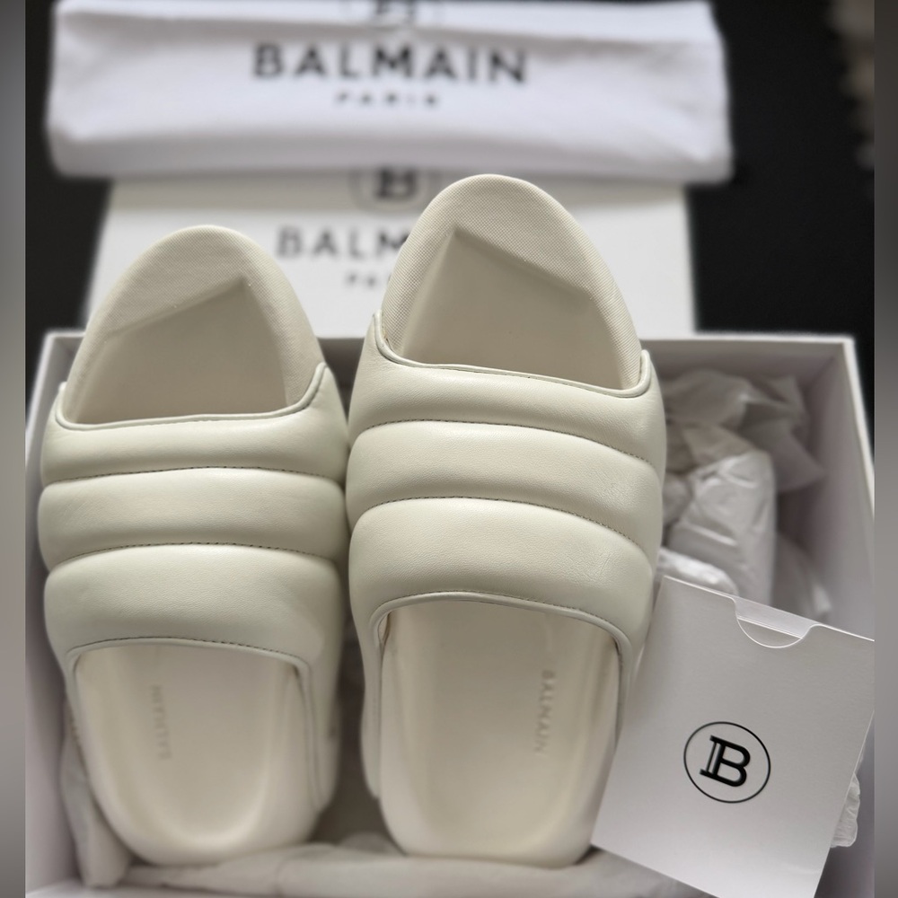 Balmain B-It Puffy Slide Sandal